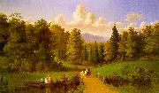 Johann M Culverhouse An Afternoon Outing oil painting picture wholesale